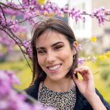 Smile with flowers